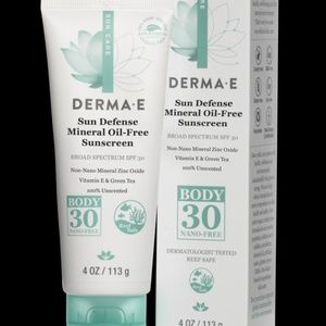 Derma-E Sun Defense Mineral Oil-Free Sunscreen NEW